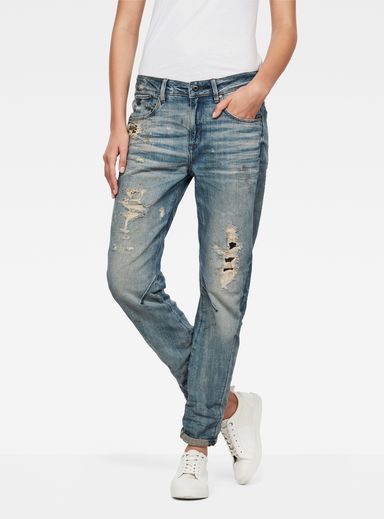 Raw Essentials Arc 3D Mid-Waist Boyfiend Jeans